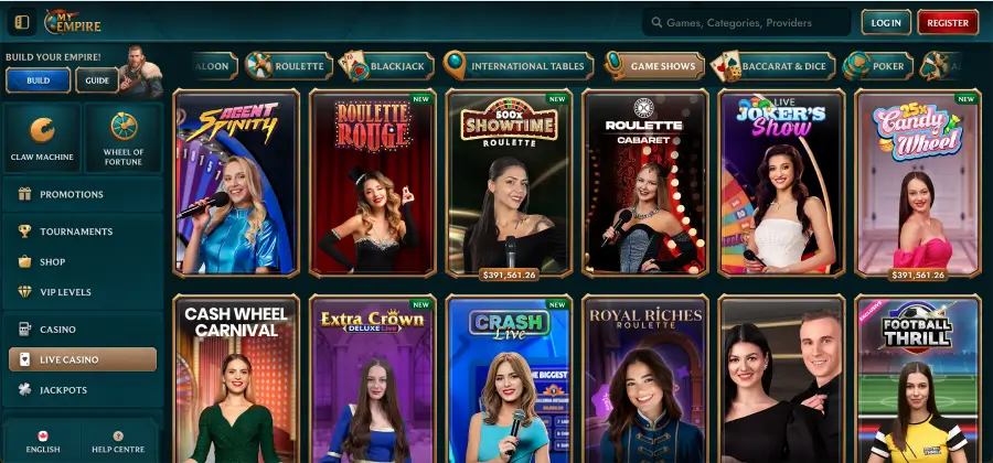My Empire casino free demo slot preview for players